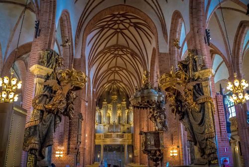 Katedra, Stockholm, Švedija, Skandinavija, Architektūra, Bažnyčia, Miestas, Orientyras, Europietis