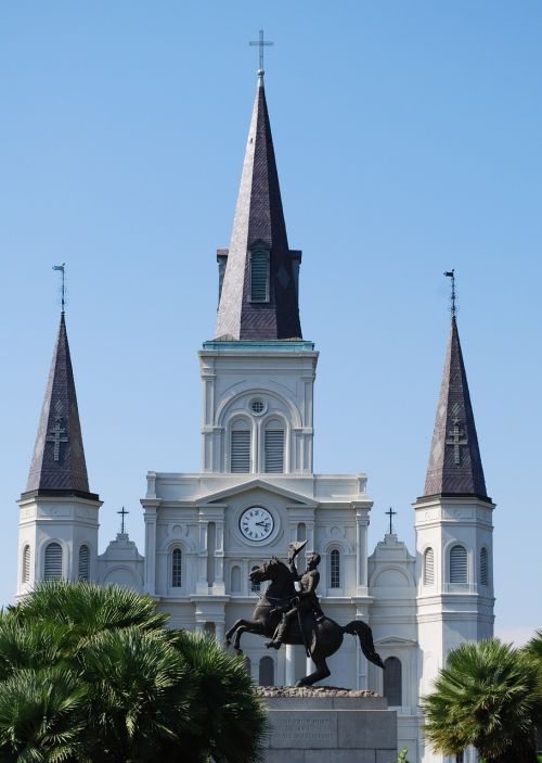 Katedra, Naujasis Orleanas, St Luis Katedra, Luiziana, Džeksono Aikštė