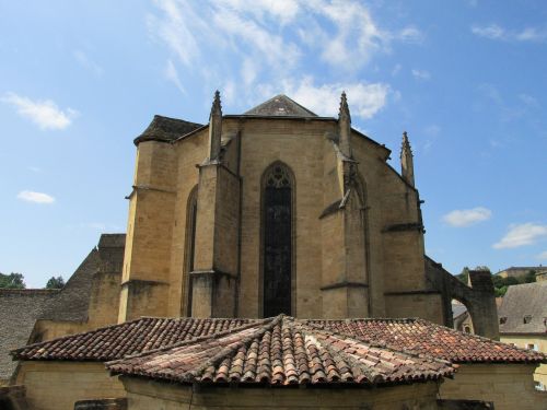 Katedra, Sarlat, France, Perigord, Dordogne, Istorinis, Architektūra, Orientyras, Europa