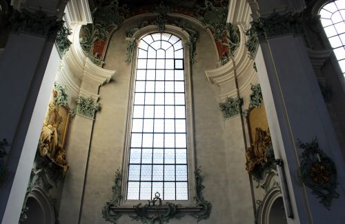 Katedra, Interjeras, Langas, Sakralinis, Papuošalai, St Gallen