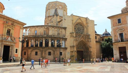 Katedra, Valence, Ispanija, Mergelės Vieta, Valensijos Regionas, Architektūra