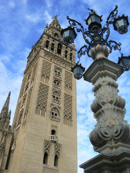 Katedra, Sevilija, Ispanija, Andalūzija, Giralda, Bokštas, Islamic, Minaretas, Paminklai
