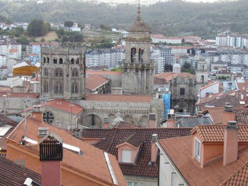 Katedra, Ourense, Senamiestis, Galicia, Akmuo, Fasadas, Architektūra, Bažnyčia