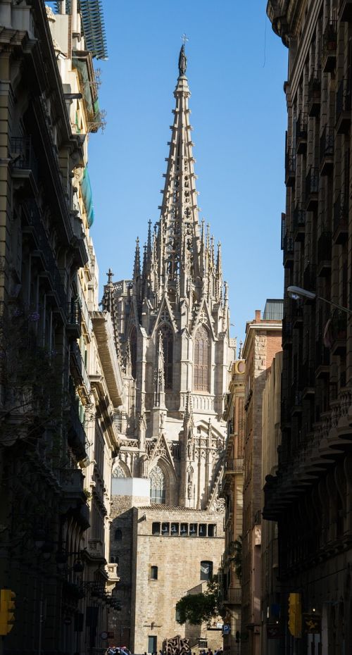 Katedra, Bažnyčia, Senamiestis, Barcelona, Istorinis Senamiestis, Namai