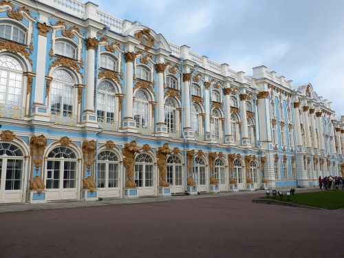 Katerinos Rūmai, Sankt Peterburgas, Rusija, Turizmas, Fasadas, Rūmai, Architektūra, Istoriškai, Pastatas
