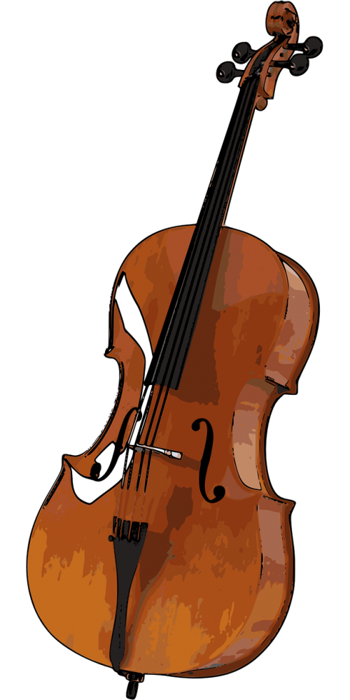 Violončelė, Styginis Instrumentas, Muzika, Klasikinis, Muzikinis Instrumentas, Klasikinė Muzika, Garsas, Nemokama Vektorinė Grafika