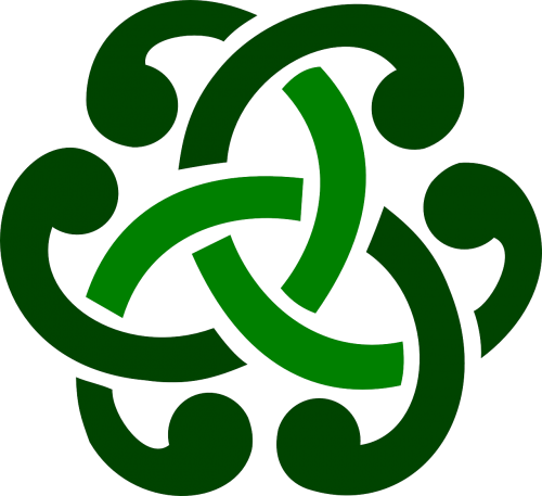 Keltų, Ornamentas, Žalias, Nemokama Vektorinė Grafika