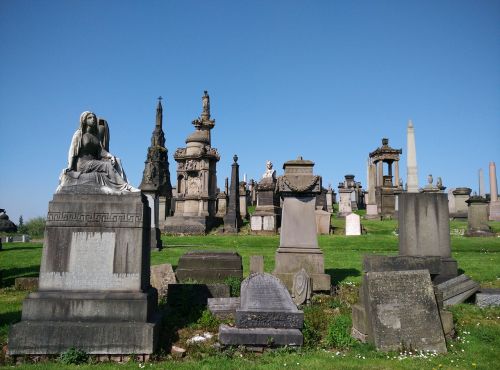 Kapinės, Glasgow, Nekropolis, Kapas, Škotija