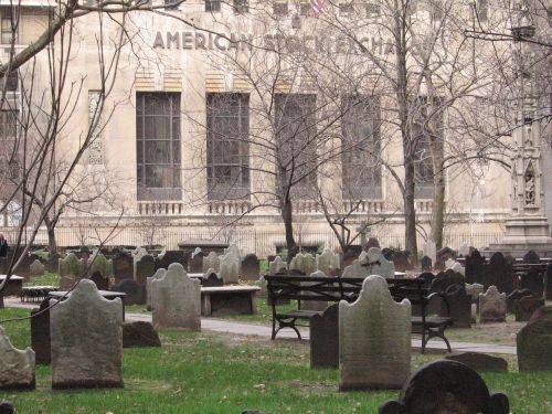 Kapinės, Niujorkas, Amerikos Vertybinių Popierių Birža, Sienos Gatvė