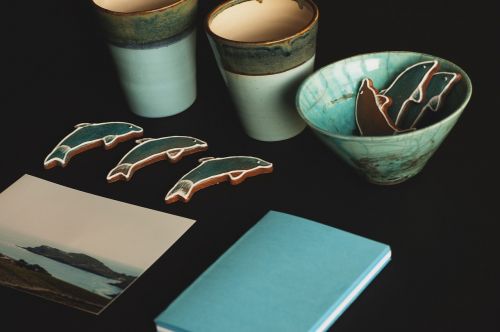 Keramika, Popierius, Žuvis, Nuotrauka, Pyragai