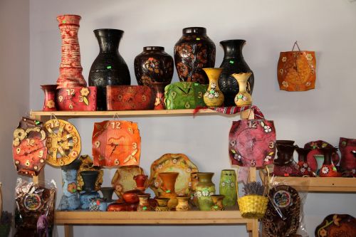 Keramika, Puodai, Parduotuvė, Tradicija, Horezu, Romanija, Tradicinis
