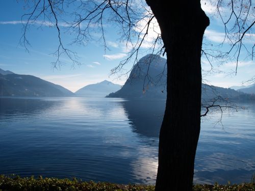 San Salvatore, Ežeras, Ceresio, Lugano, Kraštovaizdis, Medis, Bagažinė