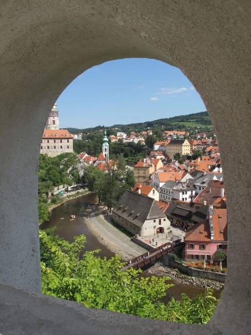 Cesky Krumlov, Čekijos Respublika, Viduramžių Kaimas