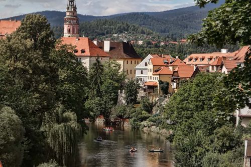 Český Krumlov, Čekijos Respublika, Miestas, Unesco, Šalis, Vaizdas