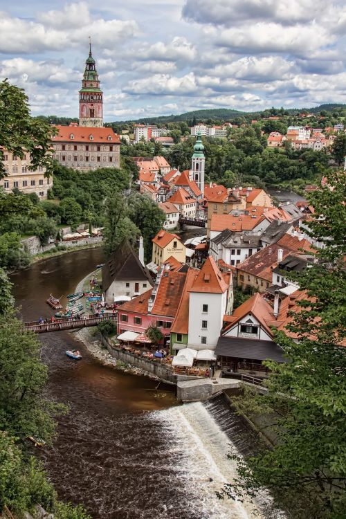 Český Krumlov, Čekijos Respublika, Architektūra, Miestas, Unesco, Istorija, Upė