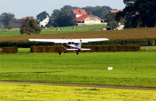 Cessna, Oro Uostas, Oro Transporto Eismas, Pradėti, Skristi, Sitterdorf, Thurgau, Šveicarija, Takas