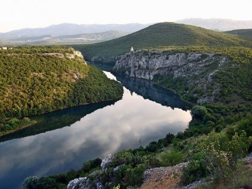 Cetina Upė, Upė, Kanjonas, Gamta, Kroatija, Kraštovaizdis, Kalnas