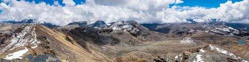 Chacaltaya, Bolivija, 5421 M, Panorama