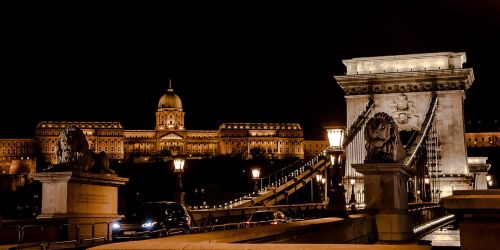 Grandinės Tiltas, Budapest, Ėkszaka, Pilis, Danube, Žibintai, Budos Pilis