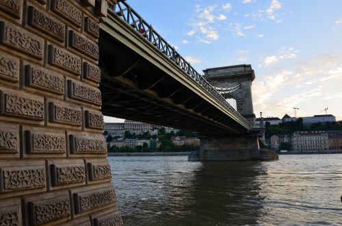 Grandinės Tiltas, Danube, Budapest, Tiltas