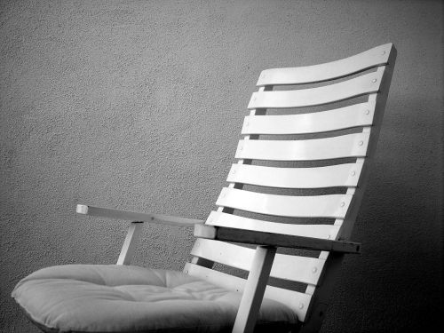 Kėdė, Kėdės, Vasara, Melas, Bw, Paplūdimys