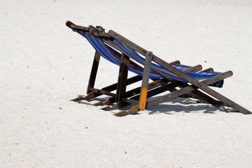 Kėdė,  Papludimys,  Kėdė Paplūdimyje