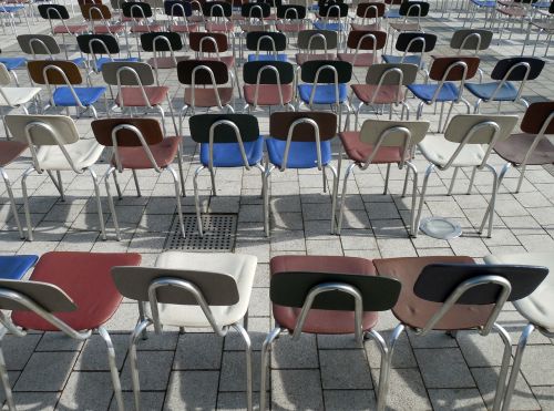 Kėdės, Kėdžių Serija, Sėdynių Eilės, Sėdynės, Sėdėti, Auditorija, Tuščia, Sėdynė