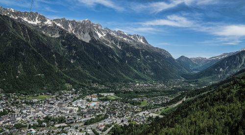 Chamonix, France, Mont Blanc, Europa, Kalnai, Kabelis, Alpių