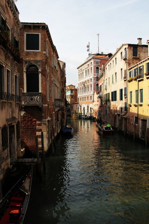 Kanalas, Venecija, Italy, Vanduo, Vandens Kelias, Pastatas