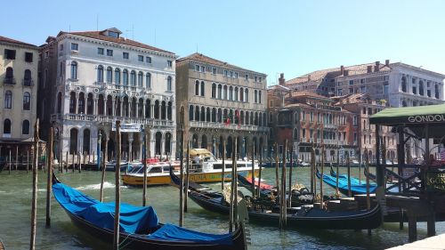 Kanalas, Gondolos, Venecija