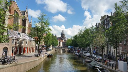 Amsterdamas, Kanalai, Tiltai, Dangus