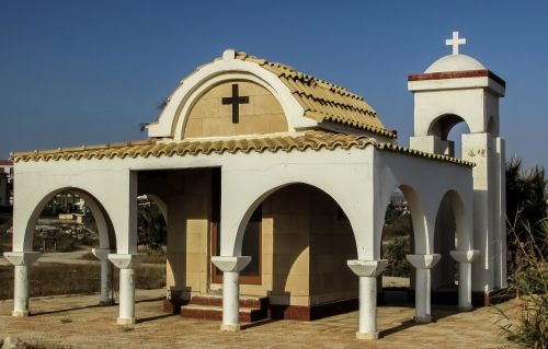 Koplyčia, Ortodoksas, Bažnyčia, Religija, Architektūra, Eksterjeras, Kipras, Ayia Napa