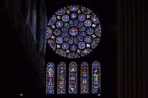 Chartres, Katedra, Rozetė