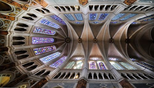 Chartres, Katedra, Nave, Architektūra, Lubos, France