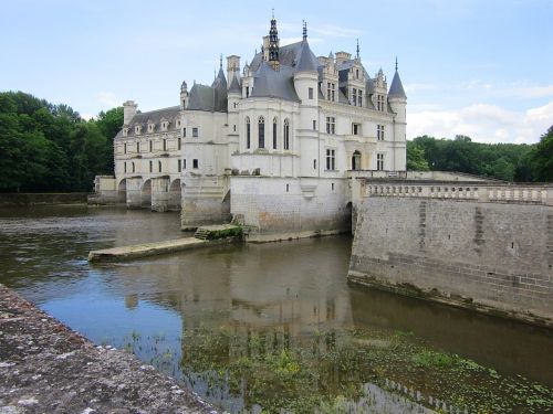 Chenonceo Pilis, Gotika, Renesanso, Brangioji Upė, Indre-Et-Loire, Prancūzija