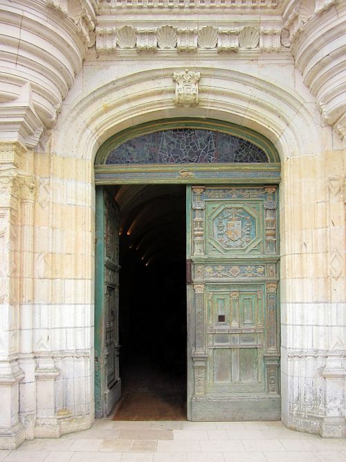 Chenonceo Pilis, Įėjimas, Durų, Renesanso, Indre-Et-Loire, Prancūzija