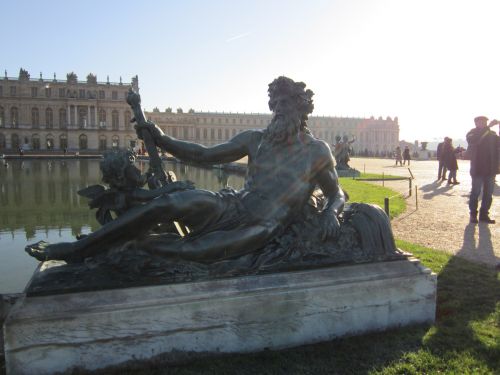 Rūmai,  Versailles,  Versalio Pilis Žiemą