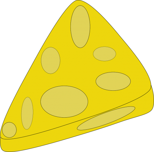 Sūris, Gabaliukas, Emmental, Šveicariškas Sūris, Užkandis, Pieno, Nemokama Vektorinė Grafika