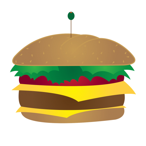 Cheeseburger, Mesainis, Greitas Maistas, Maistas, Jautiena, Pietūs, Vektoriai