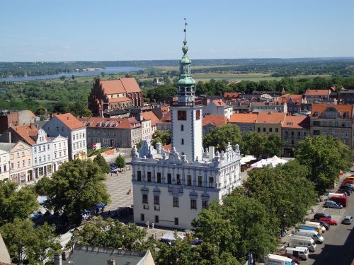 Chełmno, Lenkija, Rotušė, Architektūra, Pastatas, Paminklas