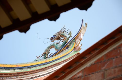Cheng Tian Šventykla,  Karnizai,  Senovės Architektūra