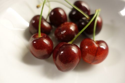 Vyšnia, Saldžiosios Vyšnios, Vaisiai, Prunus, Drupe, Skanus, Vasara, Dekoratyvinis