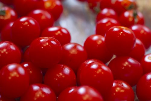 Vyšniniai Pomidorai, Pomidorai, Vyšnia, Raudona, Virtuvė, Maistas, Ekologiškas