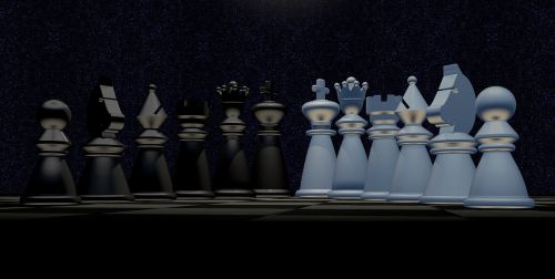 Šachmatai, Naktinis Dangus, Žvaigždė, Nustatyti, Karalius, Lady, Bėgikai, Bokštas, Arklys, Springeris, Bauer, Šachmatų Žaidimas, Šachmatų Figūros, Figūra, Strategija, Šachmatų Lenta, Žaidimo Laukai, Žaidimų Lenta, Šachmatų Figūrėlė, Stalo Žaidimas, Stiklas, Strateginis Žaidimas, Balta, 3D