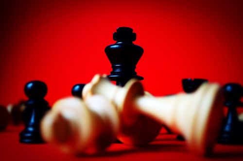 Šachmatai, Artimas Vaizdas, Raudona, Nugalėtojas