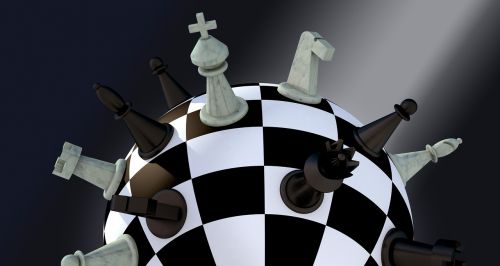 Šachmatai, Skaičiai, Šachmatų Lenta, Rutulys, Strategija, Šachmatų Figūros, Stalo Žaidimas, Žaidimų Lenta, Arklys, Bokštas, Springeris, Karalius, Lady, 3D Modelis, Vizualizacija