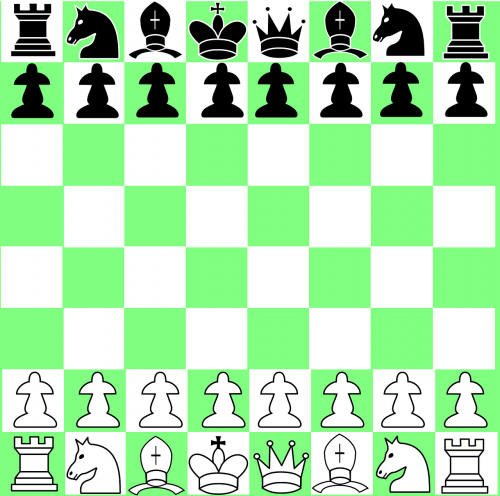 Šachmatai, Lenta, Žaidimas, Šachmatų Lenta, Juda, Strateginis, Žvalgyba, Nemokama Vektorinė Grafika