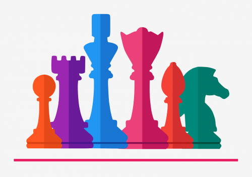 Šachmatai, Žaidimas, Lenta, Strategija, Riteris, Žaisti, Varzybos, Karalius, Karalienė, Sportas, Iššūkis, Checkmate, Žvalgyba, Dizainas, Strateginis, Komanda, Idėja, Nemokama Vektorinė Grafika