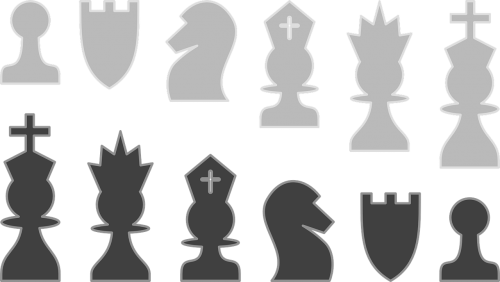 Šachmatai, Karalius, Karalienė, Pėstininkas, Vienetai, Žaidimas, Strateginis Žaidimas, Skaičiai, Nemokama Vektorinė Grafika
