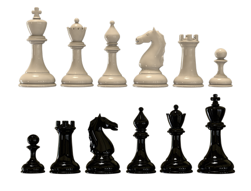 Šachmatai,  Juoda Ir Balta Vienetų,  Šaškių,  Nemokama Iliustracijos
